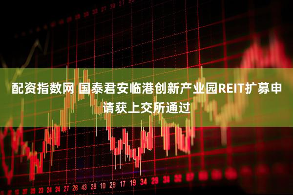 配资指数网 国泰君安临港创新产业园REIT扩募申请获上交所通过